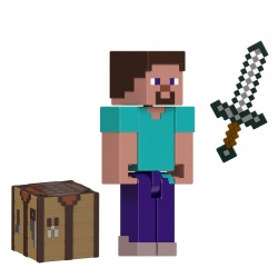 MINECRAFT CRAFT A BLOCK FIGURINA STEVE 8CM - Img 5