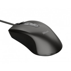MOUSE TRUST, PC sau NB, cu fir, USB, optic, 1200 dpi, butoane/scroll 3/1, negru, "TR-23733" - Img 4