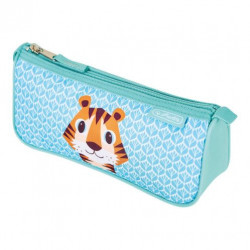 Necessaire triunghiular sport, motiv cute animals tiger