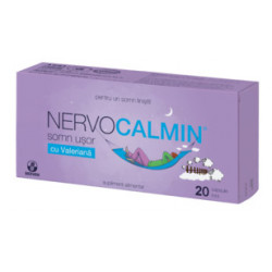 NERVOCALMIN SOMN USOR CU VALERIANA 20CPS MOI