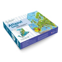 Pachet Raspundel Istetel, creion si carte Atlasul lumii - Img 3