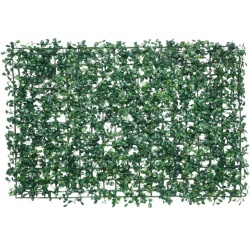 Panou Decorativ Gard viu artificial cu frunze mici, culoare verde, dimensiune 40 x 60cm - Img 4
