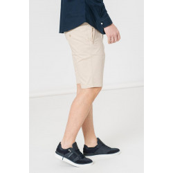 PANTALONI SCURT CASUAL BARBATI BEIGE S - Img 4