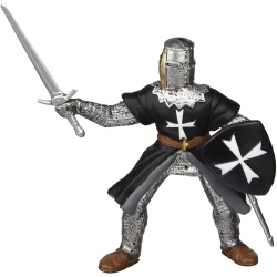 PAPO FIGURINA CAVALER HOSPITALLER CU SABIE - Img 3