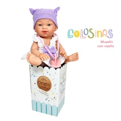 Papusa Nines D'Onil, Colectia Golosinas, in cutie, cu miros de vanilie, 26 cm (2024) - Img 2