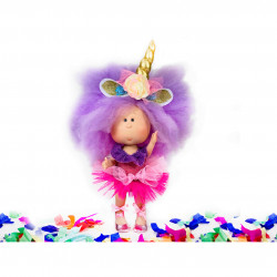 Papusa Nines D'Onil, Mia Unicorn, cu miros de vanilie, 30 cm - Img 2