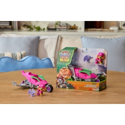PATRULA CATELUSILOR FILMUL CU DINOZAURI SET DINO VEHICUL AVION CU FIGURINA SKYE SI ACCESORII 15CM - Img 9