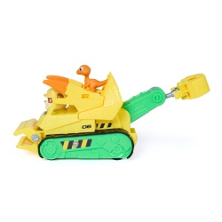 PATRULA CATELUSILOR FILMUL CU DINOZAURI SET DINO VEHICUL BULDOZER CU FIGURINA RUBBLE SI ACCESORII 15CM - Img 8