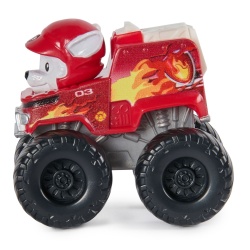 PATRULA CATELUSILOR PUP SQUAD RACERS RESCUE WHEELS VEHICUL METALIC MARSHALL SCARA 1:55 - Img 3