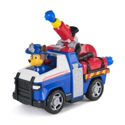 PATRULA CATELUSILOR VEHICUL DE SALVARE MASINA DE POMPIERI SI FIGURINA CHASE - Img 9