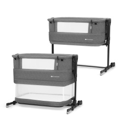 PATUT CO-SLEEPER KINDERKRAFT NESTE GROW, GRI INCHIS - Img 2