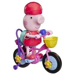 PEPPA PIG SET GATA DE PEDALAT PAPUSA PEPPA CU BICICLETA SI ACCESORII - Img 8