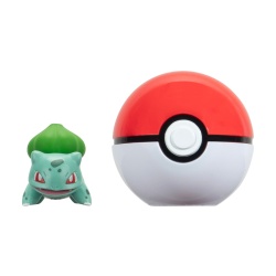 Pokemon - Set 2 figurine Clip n Go, Bulbasaur #1 with Poké Ball W18 - Img 2