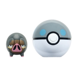 Pokemon - Set 2 figurine Clip n Go, Lechonk with Heavy Ball W18 - Img 2