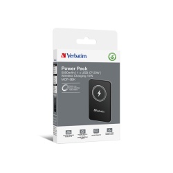 Power Bank Verbatim 5.000mAh Charge'n'Go BlackMagnetic Wireless - Img 4