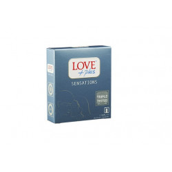 Prezervative love plus sensation 3buc
