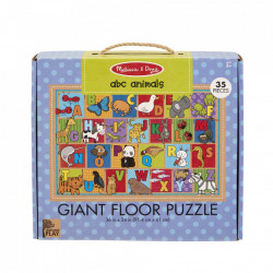 Primul meu puzzle de podea eco Alfabetul Animalelor - Melissa and Doug - Img 1