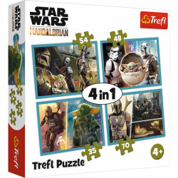 Puzzle 4in1 mandalorian si lumea lui - Img 1