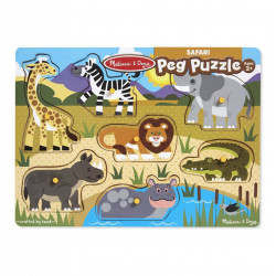 Puzzle din lemn Animalele safari - Img 3
