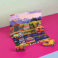 PUZZLE TRAFIC, 17 PIESE - Img 3