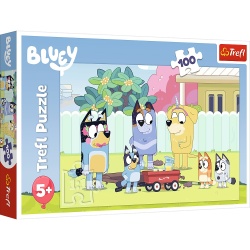 PUZZLE TREFL 100 BLUEY MINUNATA LUME A LUI BLUEY - Img 1