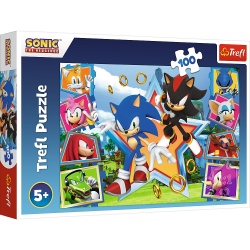 PUZZLE TREFL 100 SONIC MINUNATA LUME A LUI SONIC - Img 1
