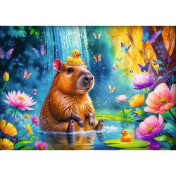 PUZZLE TREFL 1000 CAPYBARA - Img 2