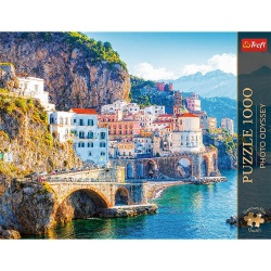 PUZZLE TREFL 1000 PREMIUM PLUS PHOTO ODYSSEY AMALFI ITALIA - Img 3