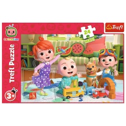 PUZZLE TREFL 24 MAXI COCOMELON GATA DE AVENTURA - Img 3