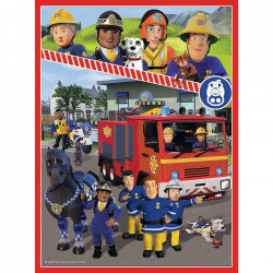 Puzzle Trefl 2in1 Memo Pompierul Sam Echipa Pompierilor - Img 2