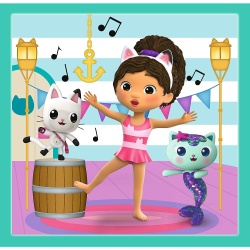 PUZZLE TREFL 3IN1 GABBYS DOLLHOUSE ACTIVITATILE LUI GABBY - Img 3