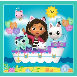 PUZZLE TREFL 3IN1 GABBYS DOLLHOUSE ACTIVITATILE LUI GABBY - Img 2