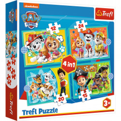 Puzzle trefl 4in1 patrula catelusilor - Img 1