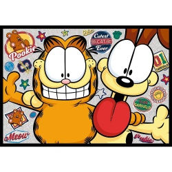 PUZZLE TREFL 4X250 LUI GARFIELD NU II PLACE ZIUA DE LUNI - Img 5