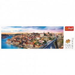 PUZZLE TREFL 500 PORTO PANORAMA PORTUGALIA - Img 3