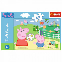 Puzzle trefl 60 peppa pig distractie cu prietenii - Img 3
