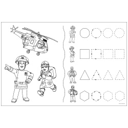 PUZZLE TREFL PRIMO 24 SUPER MAXI POMPIERUL SAM ECHIPA POMPIERILOR - Img 3