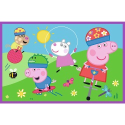 PUZZLES 2X24 PEPPA PIG O ZI LA JOACA CU PEPPA PIG - Img 2