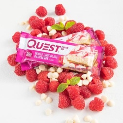 Quest Protein Bar, Baton Proteic, Cu Aroma De Ciocolata Alba Si Zmeura, 60g - Img 6