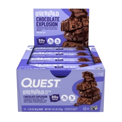 Quest Protein Bar, Baton Proteic, Cu Aroma De Explozie De Ciocolata, 61 G - Img 2
