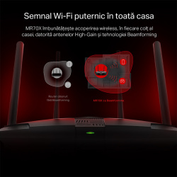 ROUTER 4 PORTURI GIGABIT WI-FI 6 AC1800 MERCUSYS - Img 12