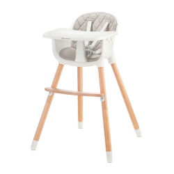 SCAUN DE MASA KINDERKRAFT SIENNA, 2 IN 1, GREY - Img 4