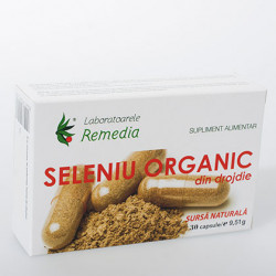 Seleniu organic 200mcg 30cps