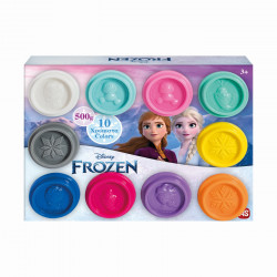 SET 10 BORCANASE DE PLASTILINA FROZEN IN AMBALAJ DE CARTON - Img 4