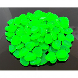 Set 100 pietre decorative fluorescente, culoare Verde, AVX-AG653B - Img 2