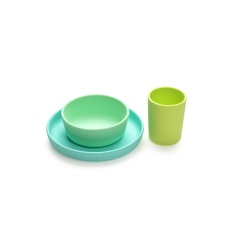 SET 3 RECIPIENTE SILICON HRANA BEBE, MELII, BLUE&LIME&MINT - Img 5