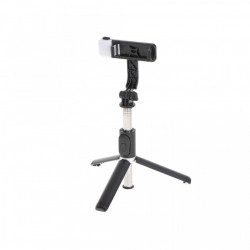Set 3in1, Selfie Stick cu Lampa LED si Trepied, conectare Bluetooth, alimentare USB - Img 10
