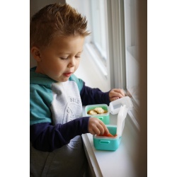 SET 4 RECIPIENTE SILICON SNAP&GO CUBES, MELII, 4*118 ML - Img 6