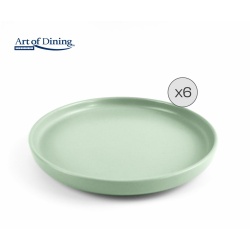 SET 6 FARF DESERT CERAMICA 20CM, YVONNE - Img 7