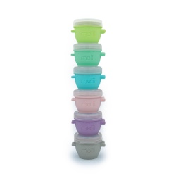 SET 6 RECIPIENTE SILICON SNAP&GO, MELII, 59 ML - Img 2